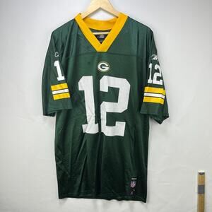 Vintage Green Bay Packers Jersey Reebok Aaron Rogers Large